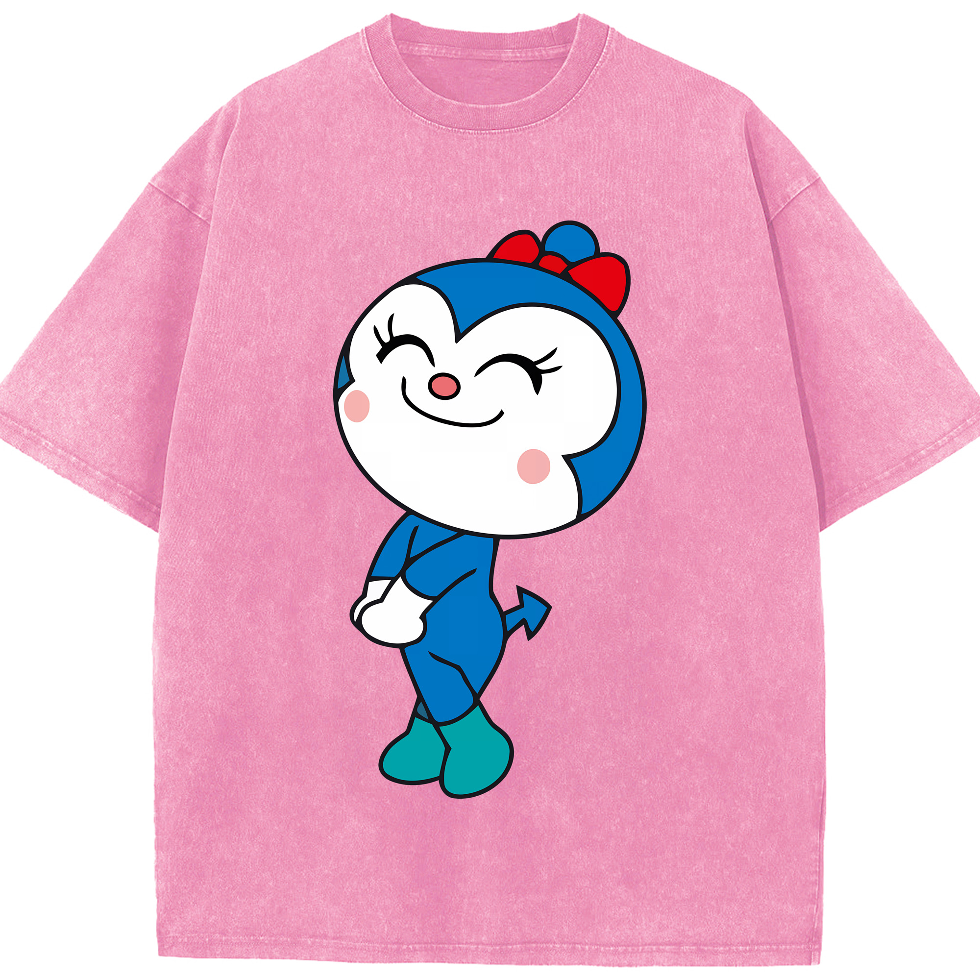 （画像用） アンパンマン Anpanman 綿100% ヴィンテージ風 半袖Tシャツ（フロントプリント）